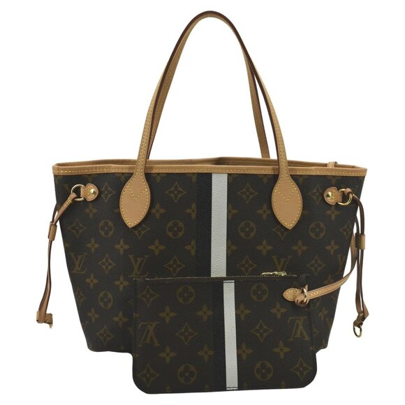 Louis Vuitton  Neverfull PM Monogram Canvas Tote Bag Brown - Picture 3 of 11